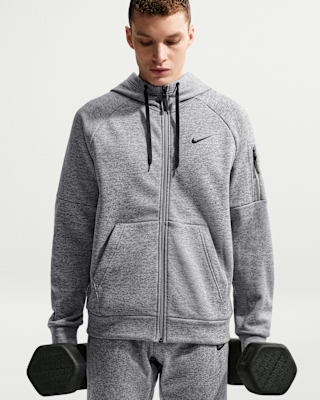 Nike Therma Men's Therma-FIT Full-Zip Fitness Top. Nike FI